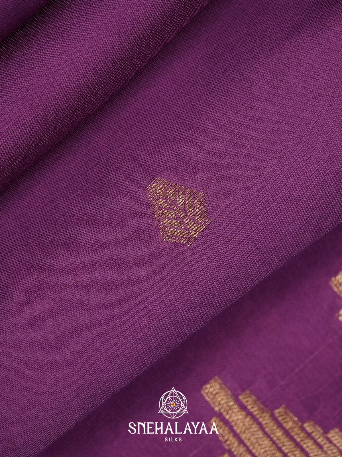 Plum Banarasi Saree