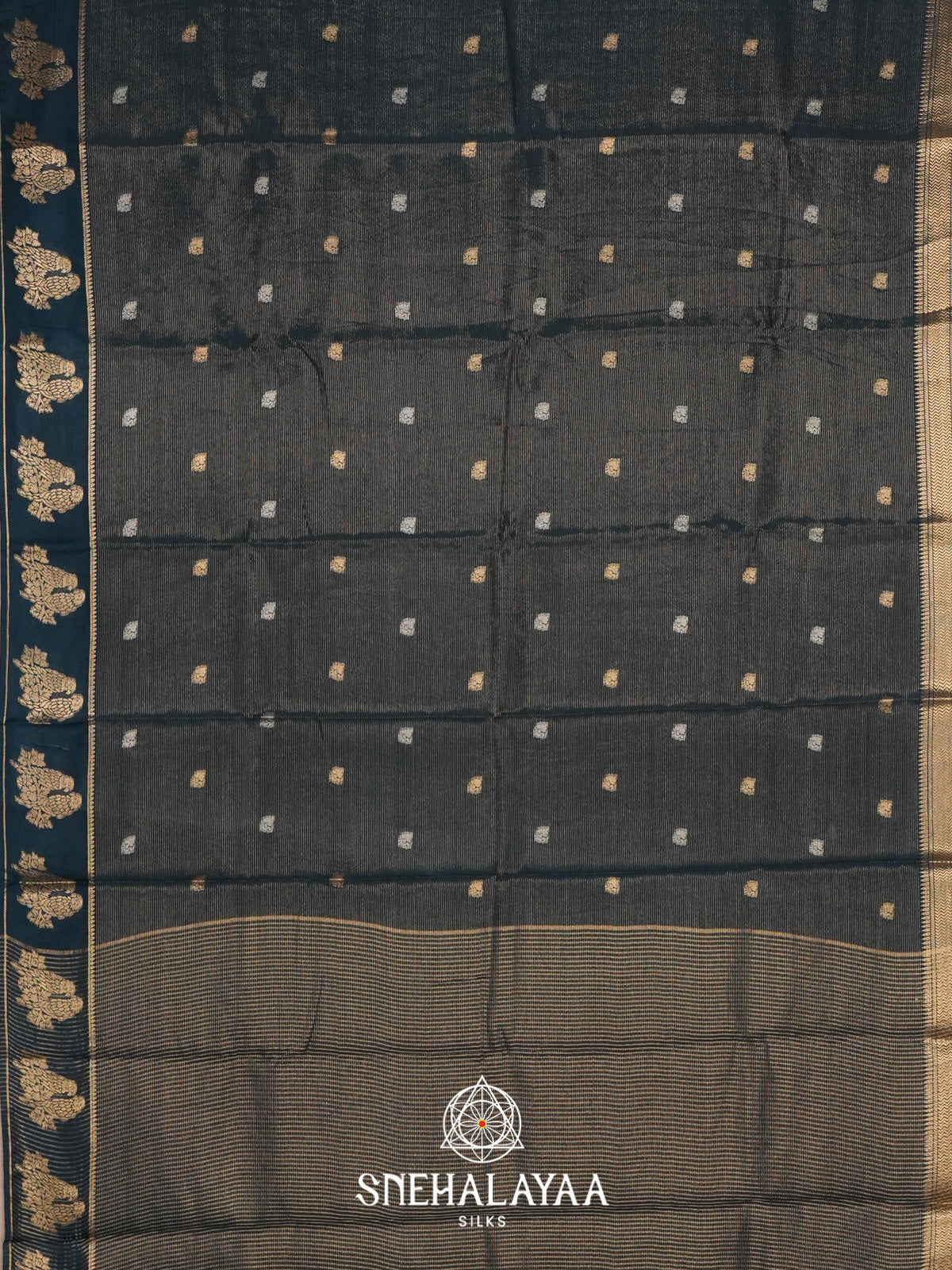 Blue Banarasi Saree