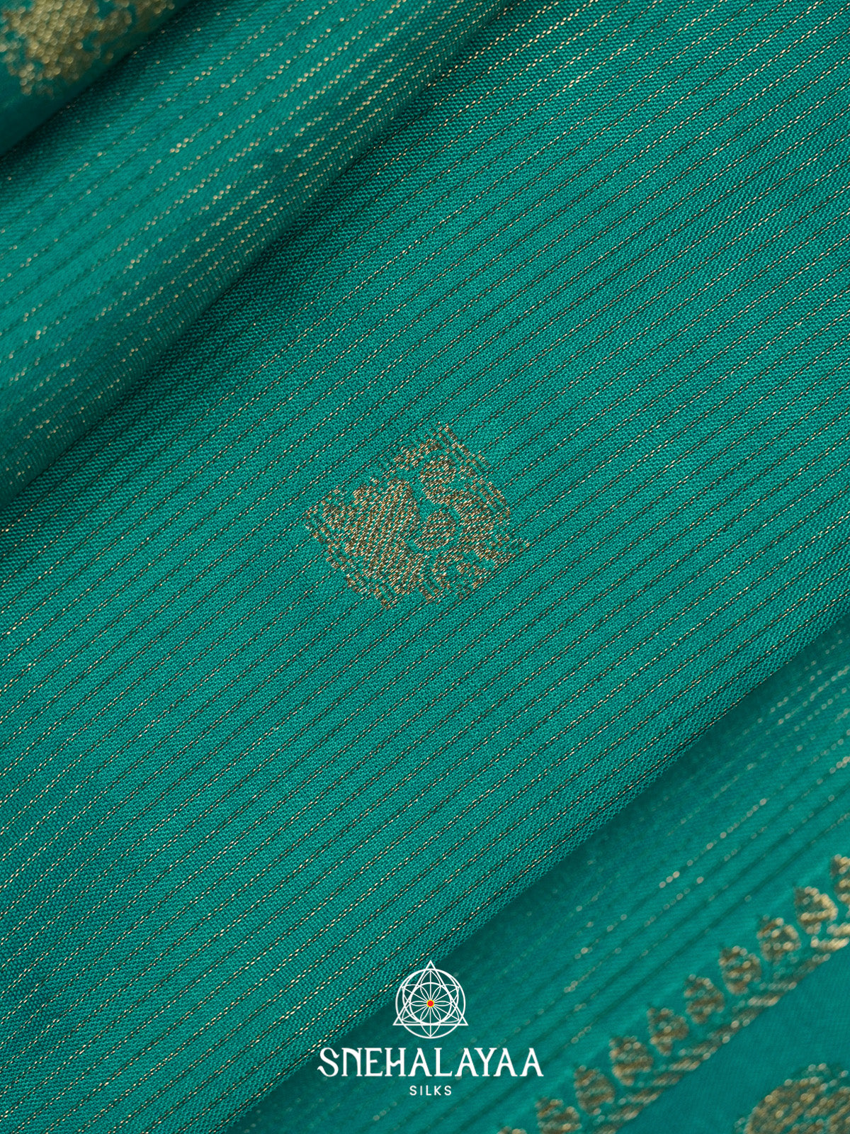 Peacock Green Banarasi Saree
