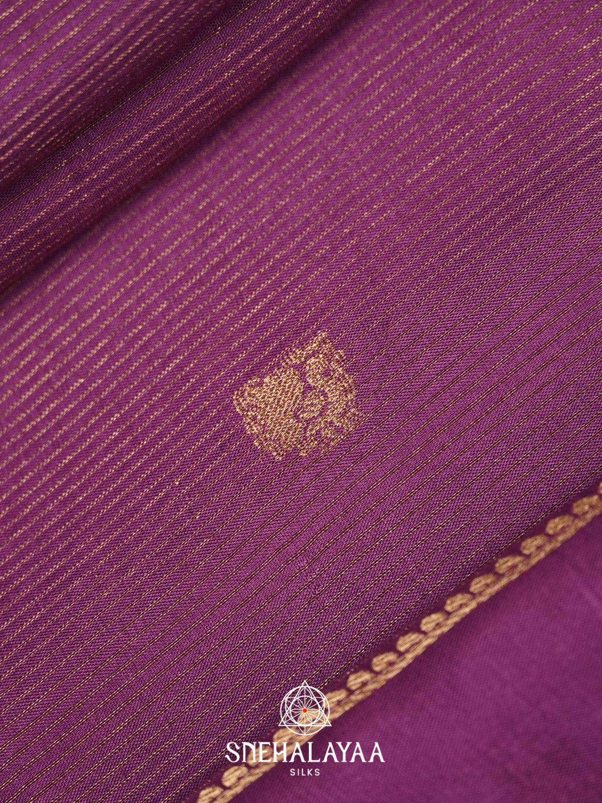 Purple Banarasi Saree