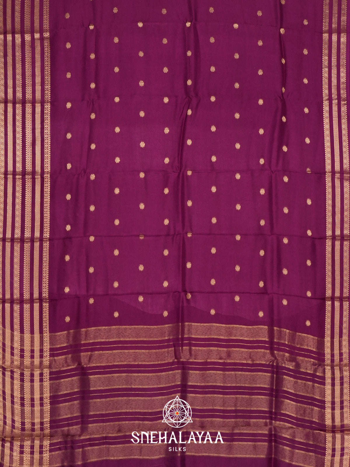 Purple Banarasi Saree