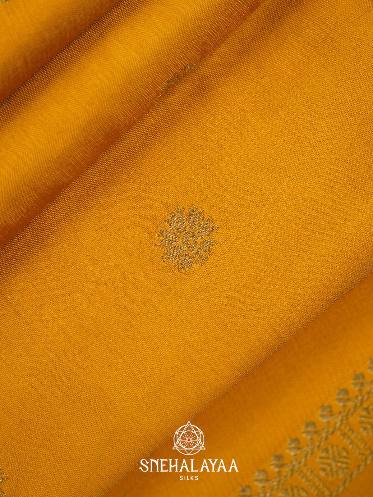 Yellow Banarasi Saree