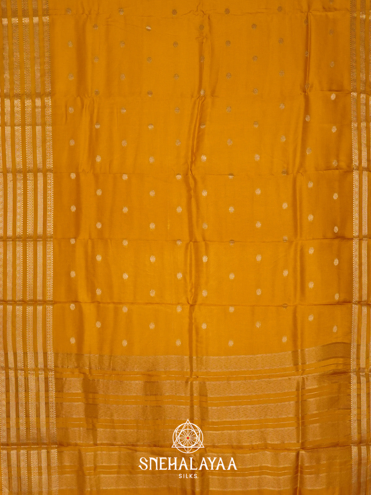 Yellow Banarasi Saree