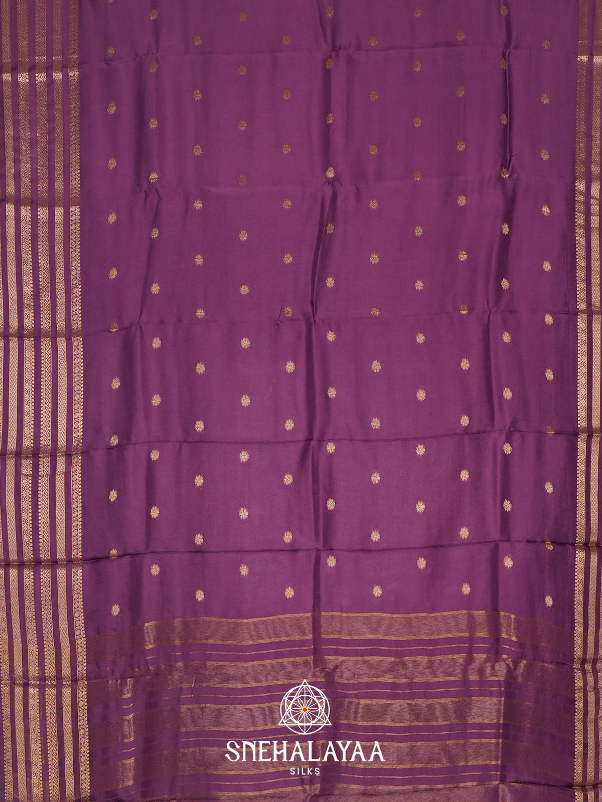 Purple Banarasi Saree