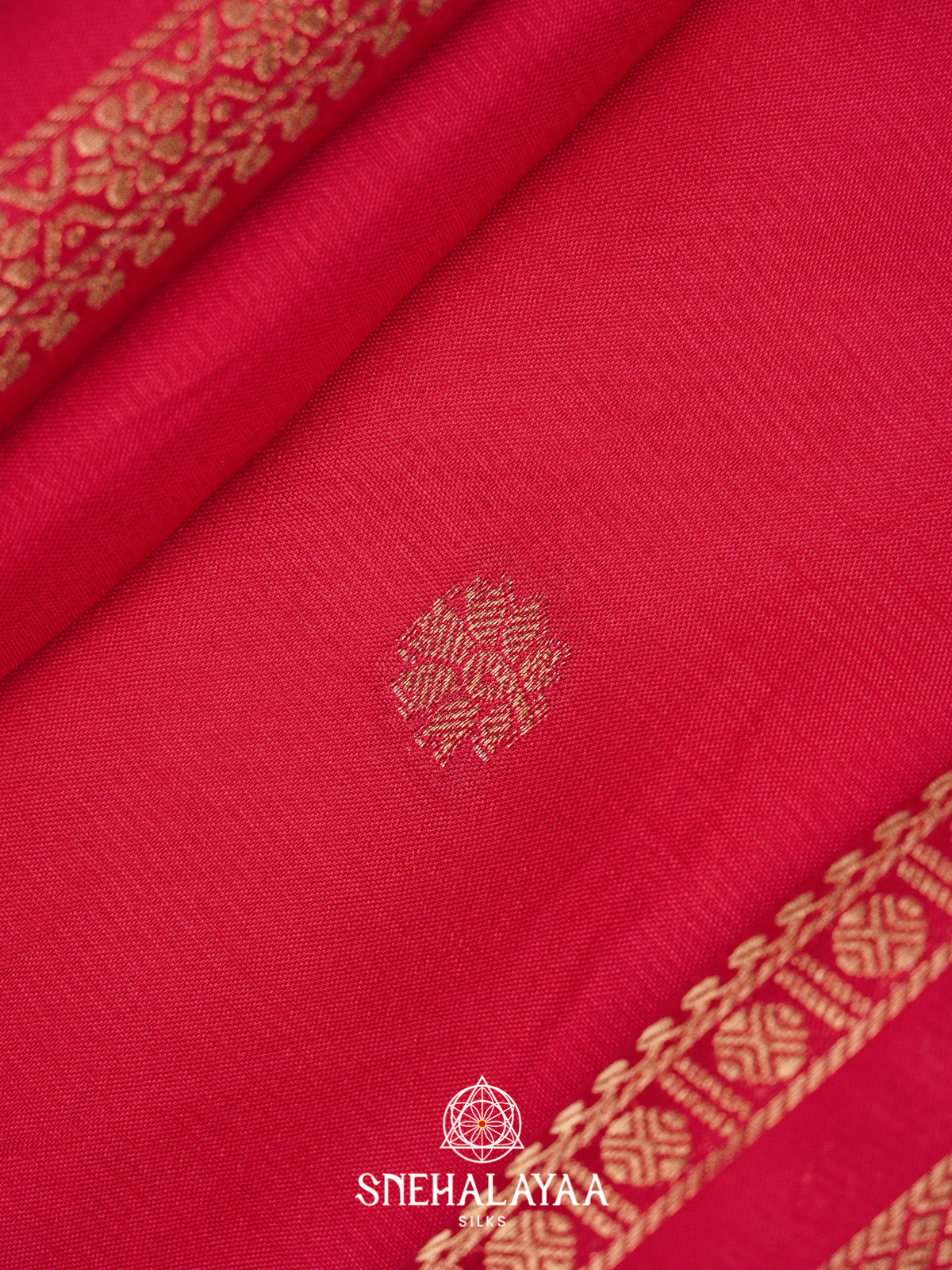 Rani Pink Banarasi Saree