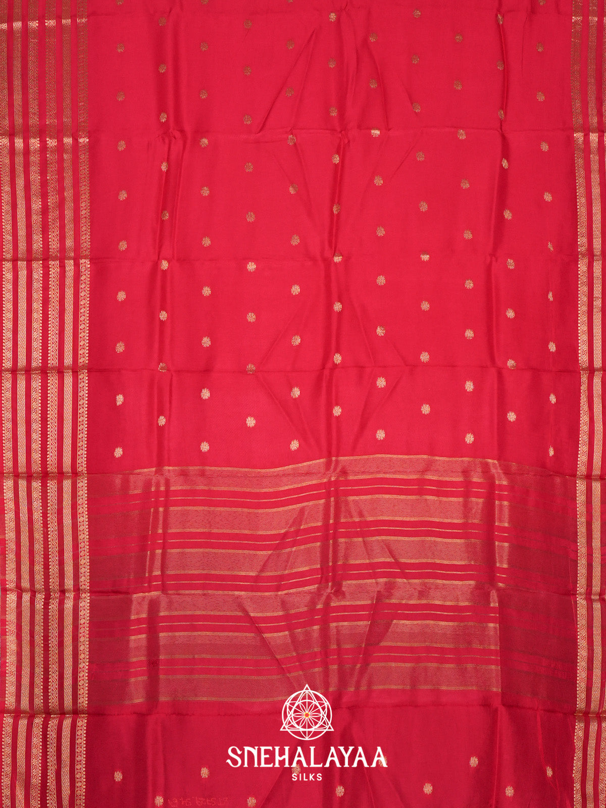 Rani Pink Banarasi Saree