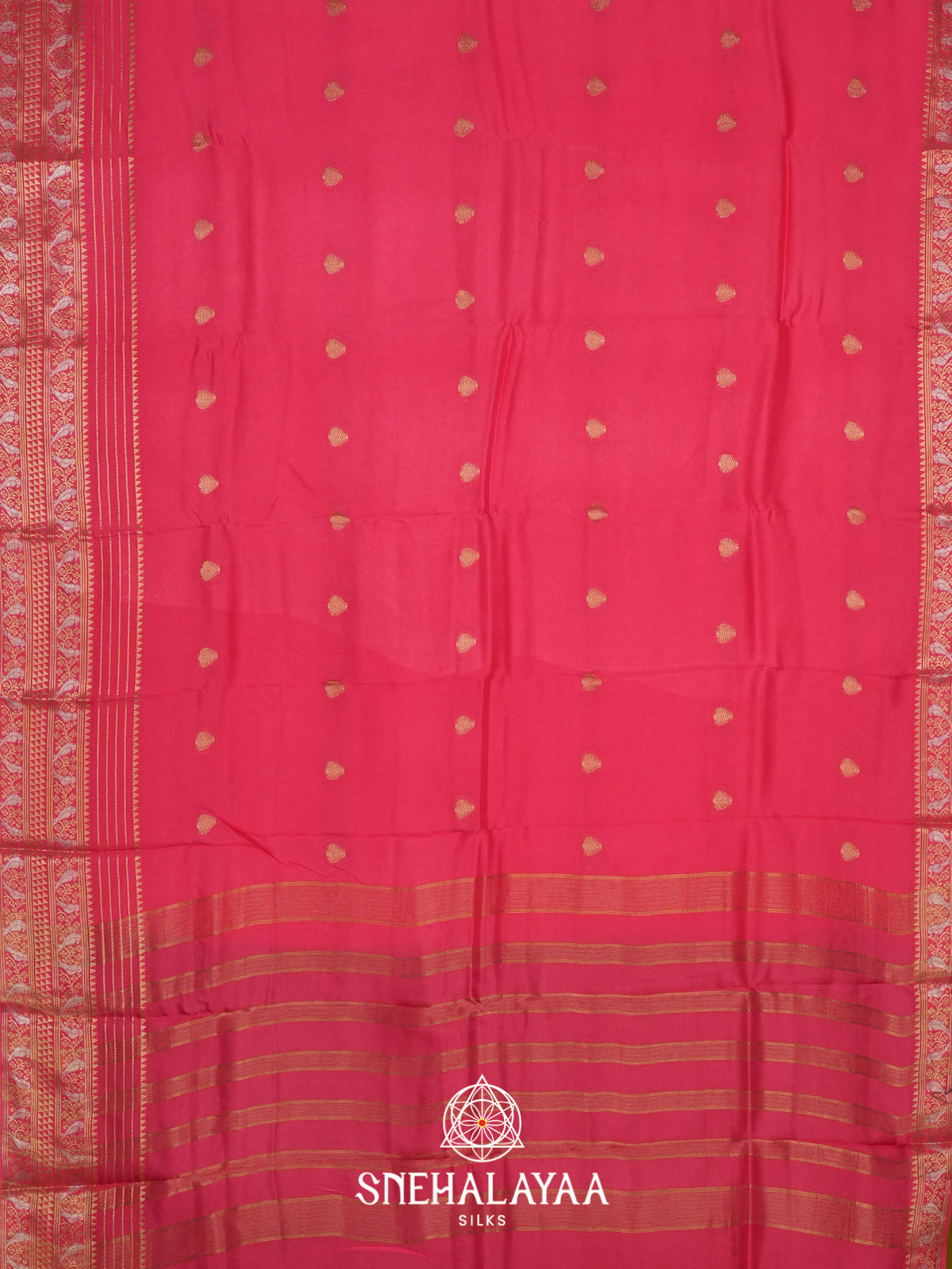 Pink Banarasi Saree