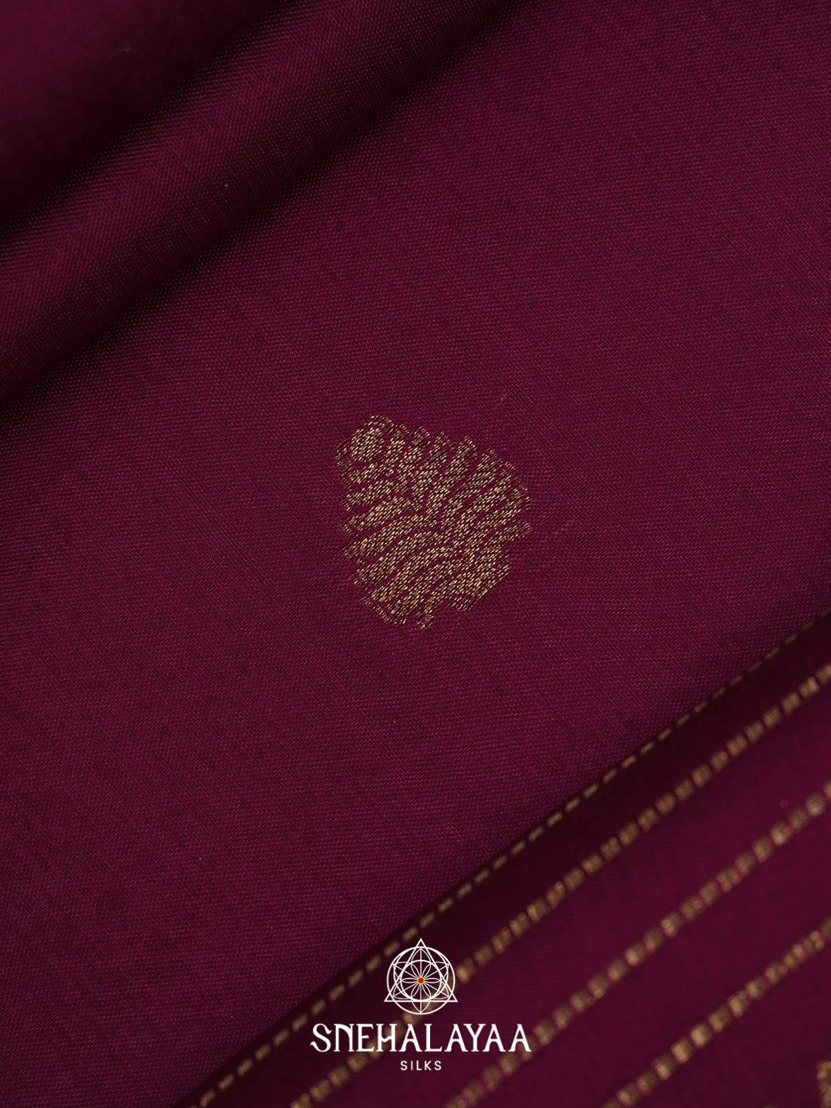 Purple Banarasi Saree