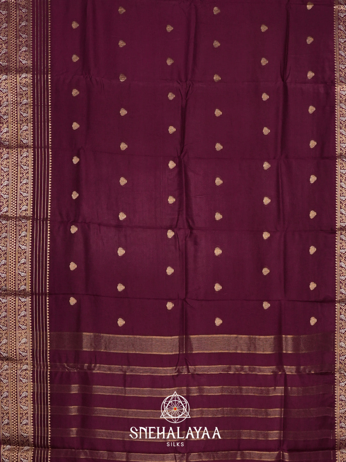 Purple Banarasi Saree