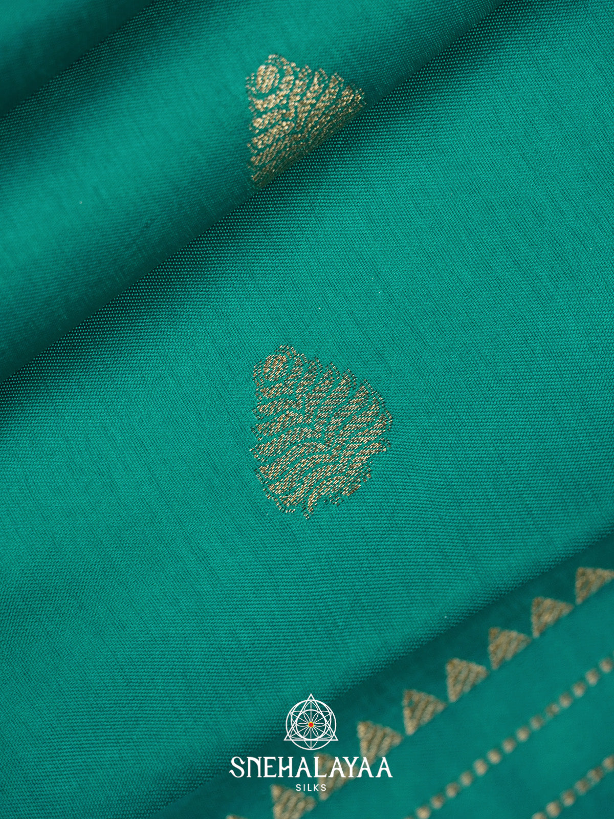 Peacock Green Banarasi Saree