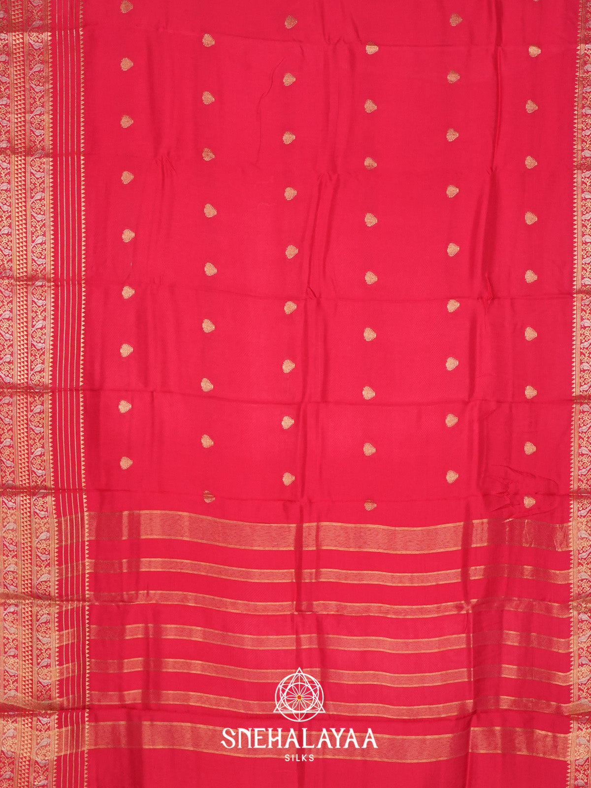 Rani Pink Banarasi Saree
