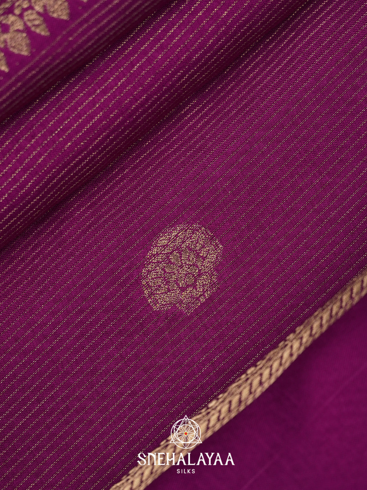 Purple Banarasi Saree