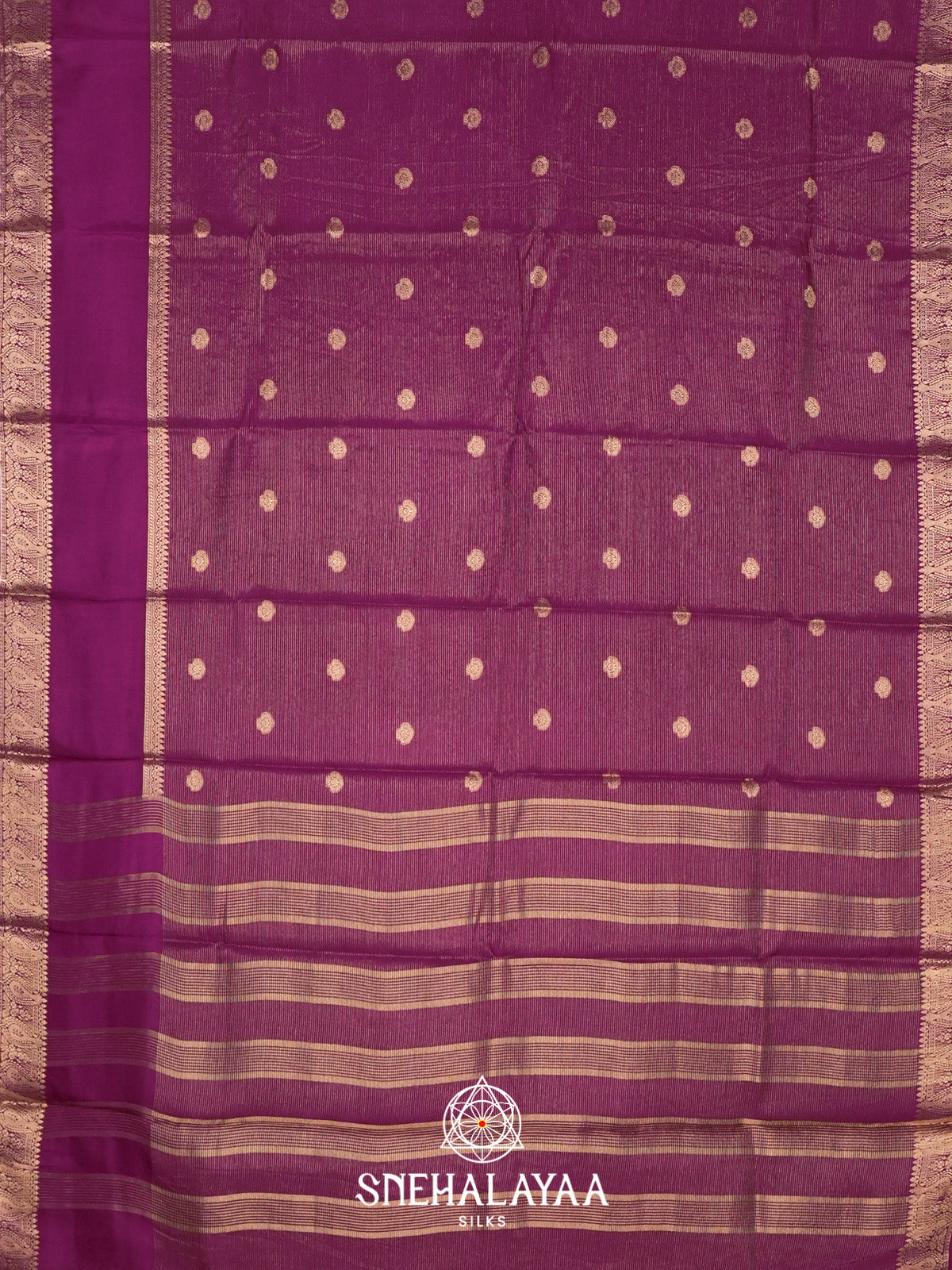 Purple Banarasi Saree