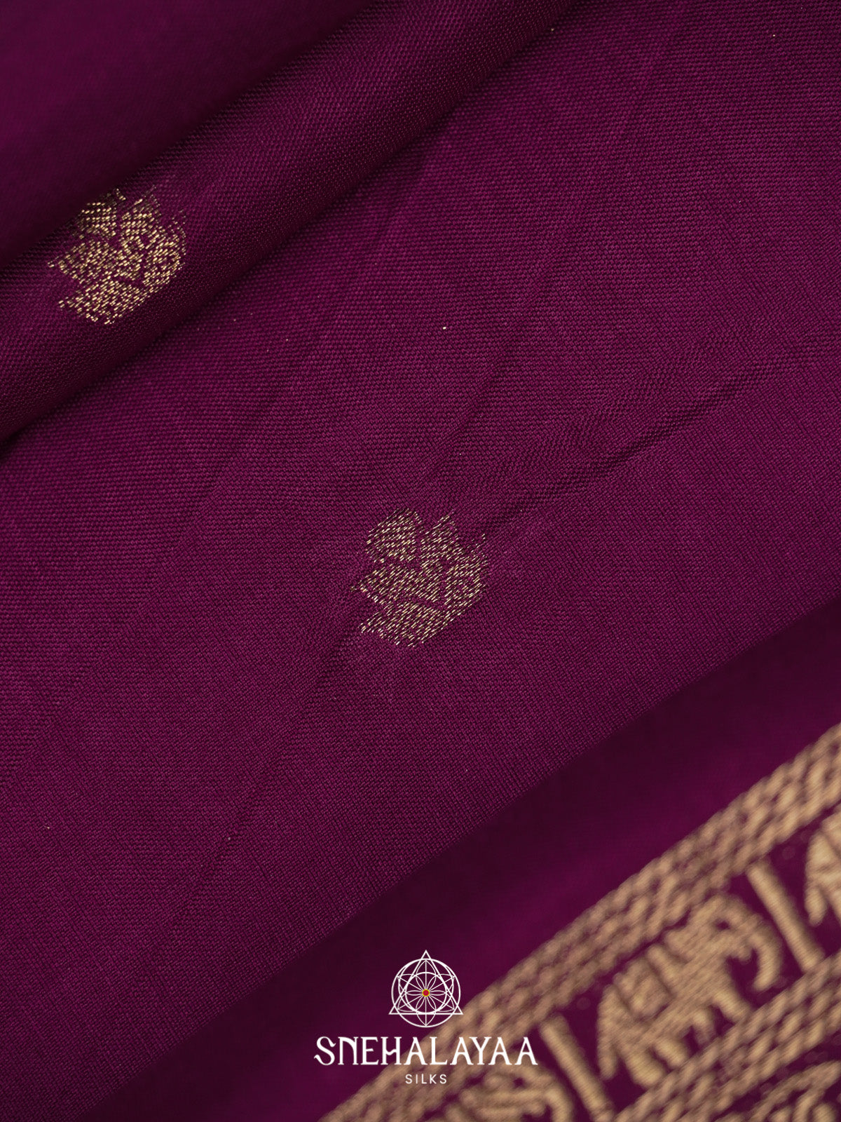 Purple Banarasi Saree