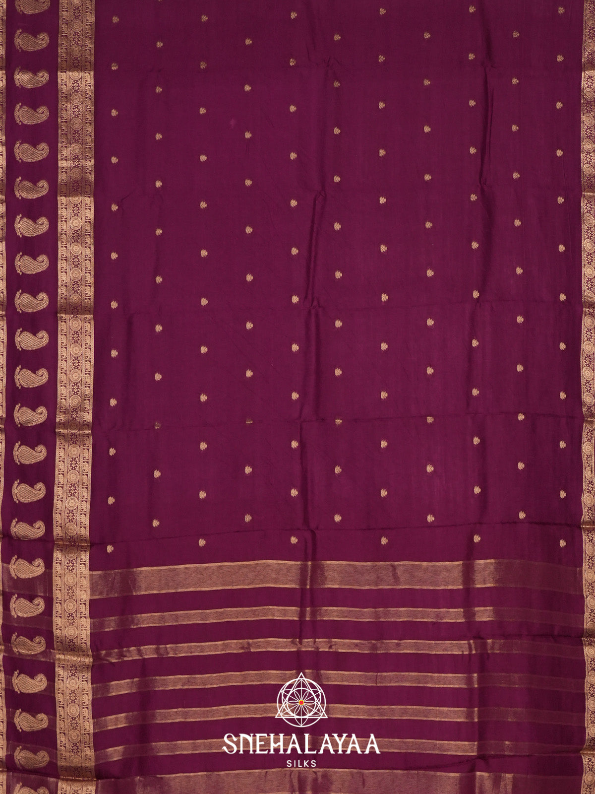 Purple Banarasi Saree