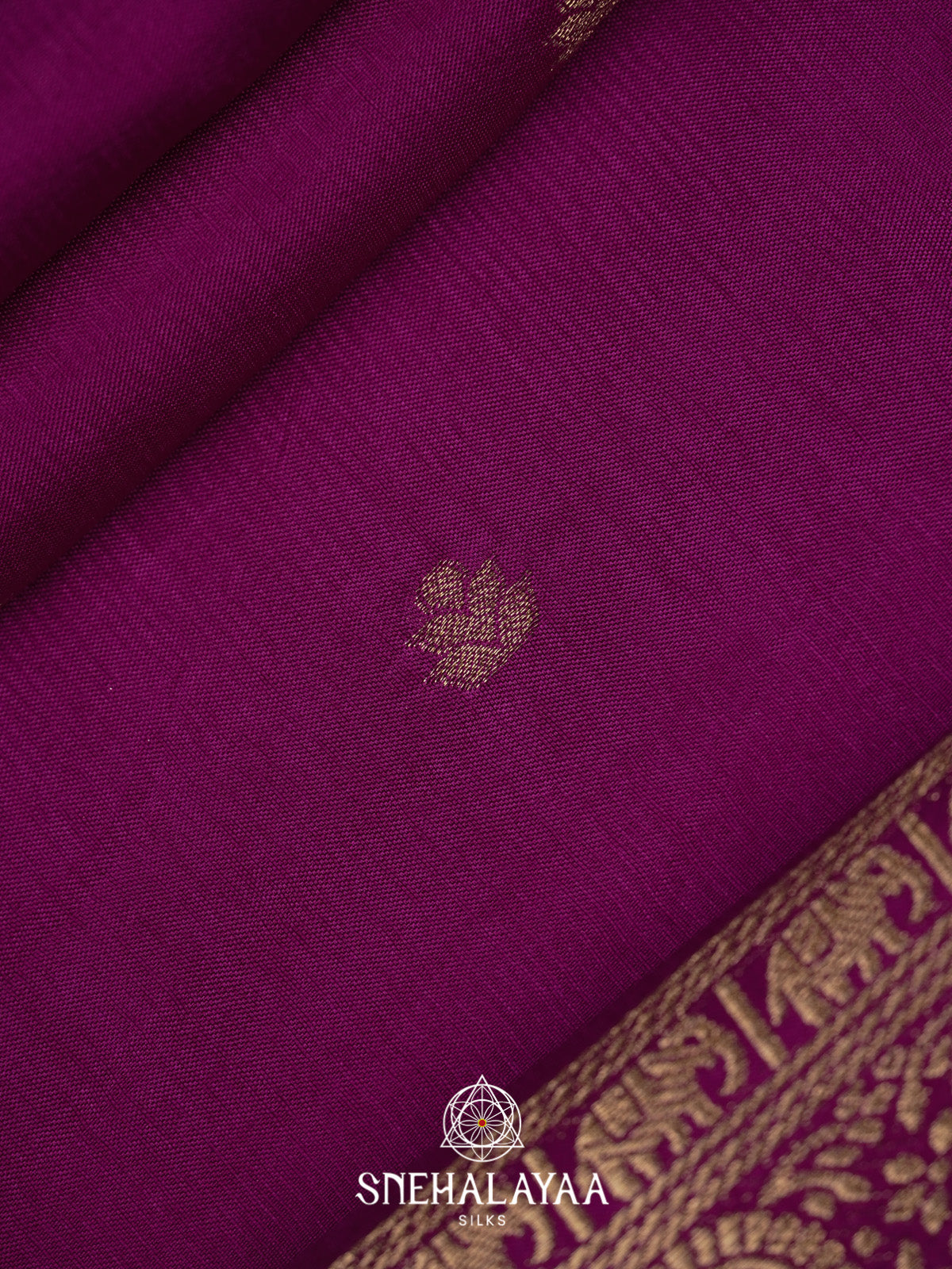 Purple Banarasi Saree