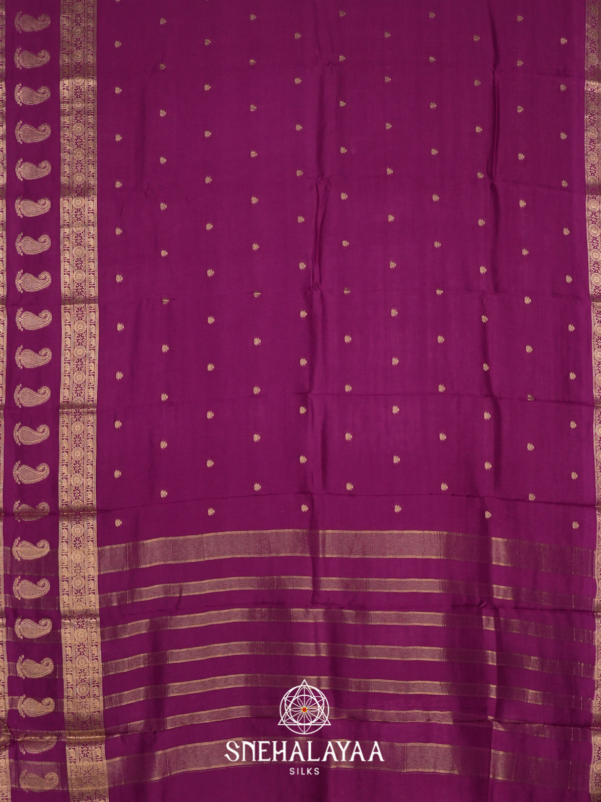 Purple Banarasi Saree