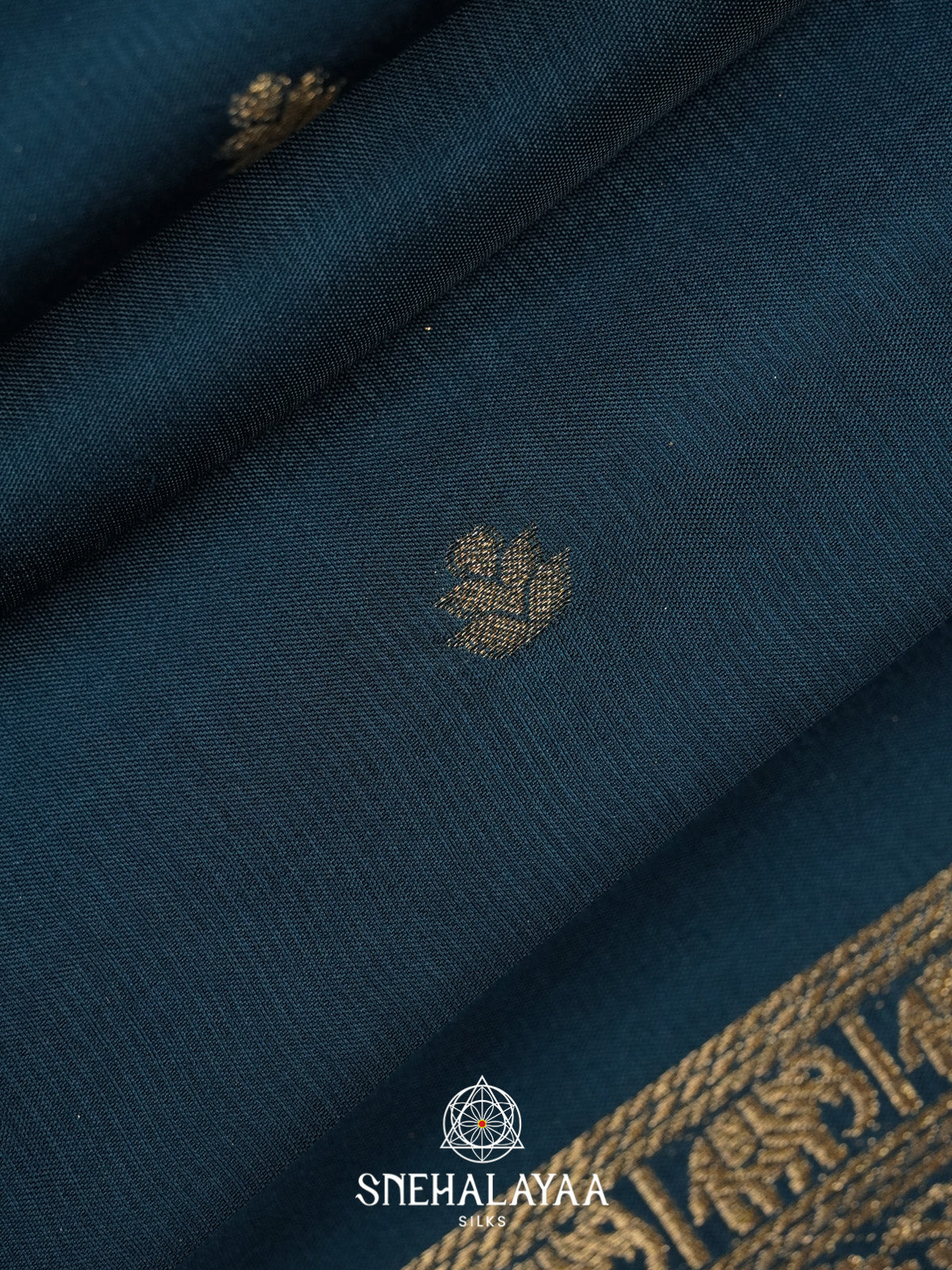 Peacock Green Banarasi Saree