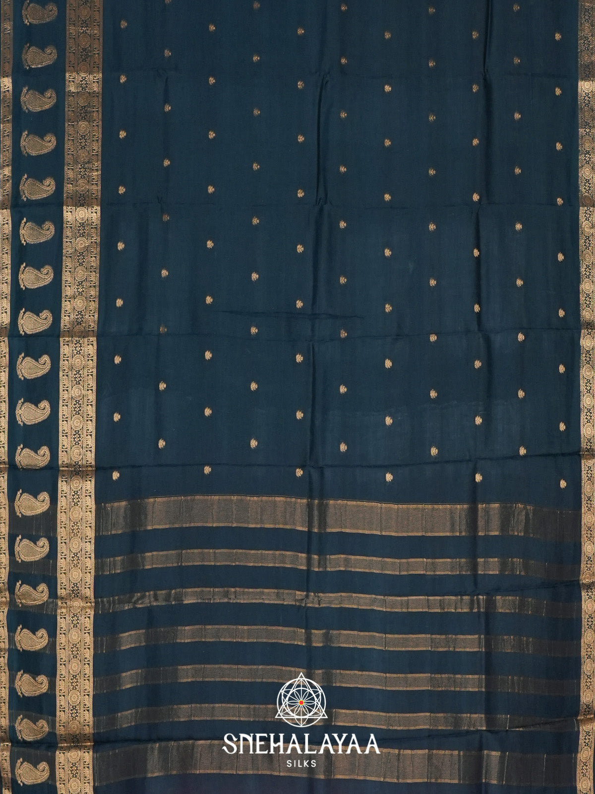 Peacock Green Banarasi Saree