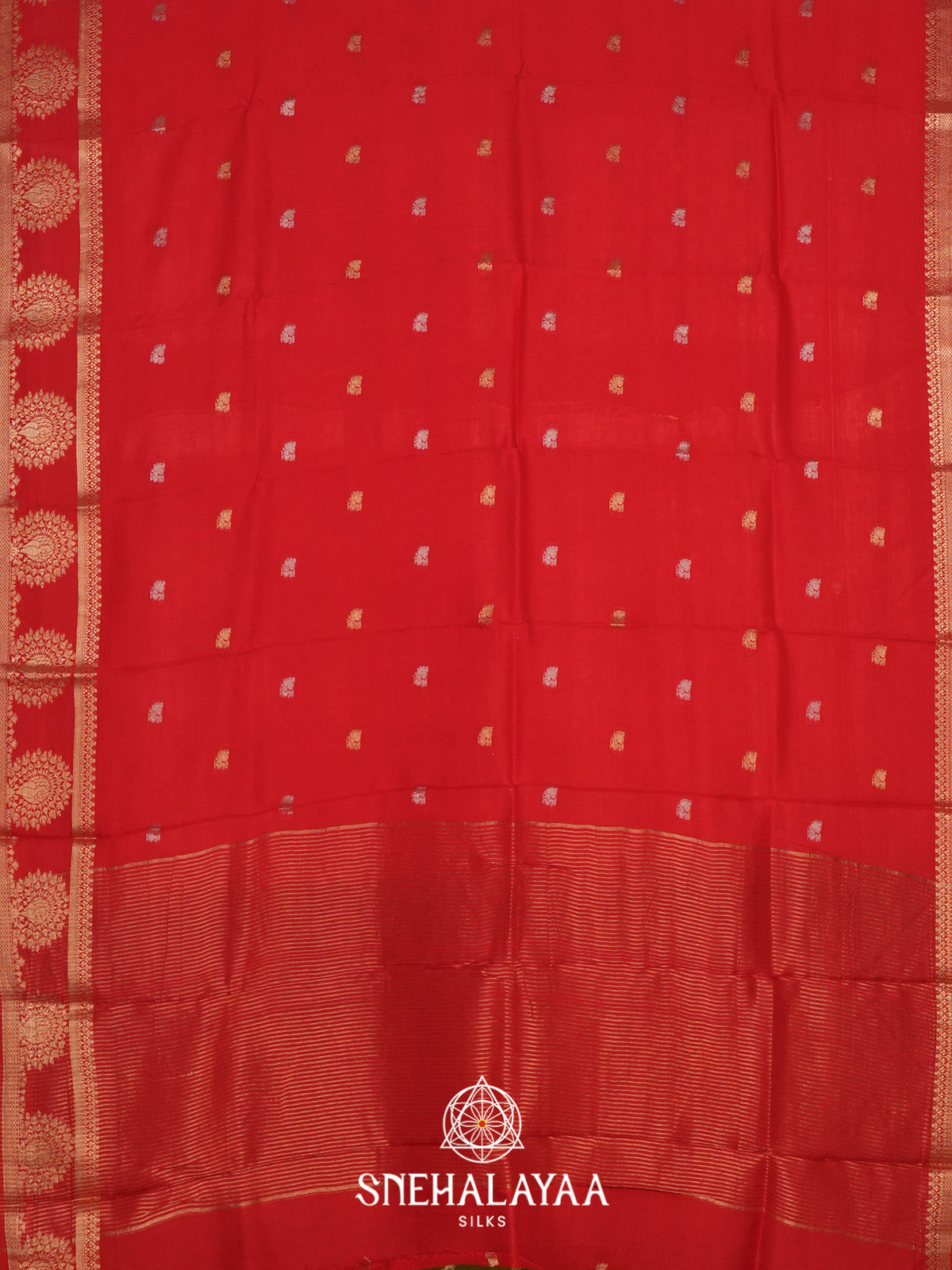 Red Banarasi Saree