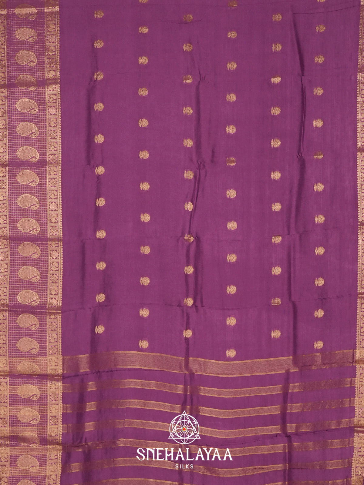 Orchid Purple Banarasi Saree