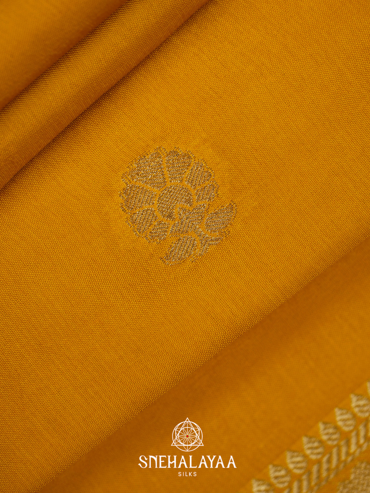 Yellow Banarasi Saree