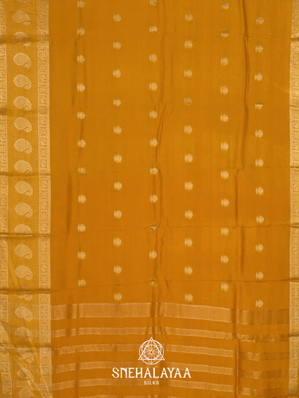 Yellow Banarasi Saree
