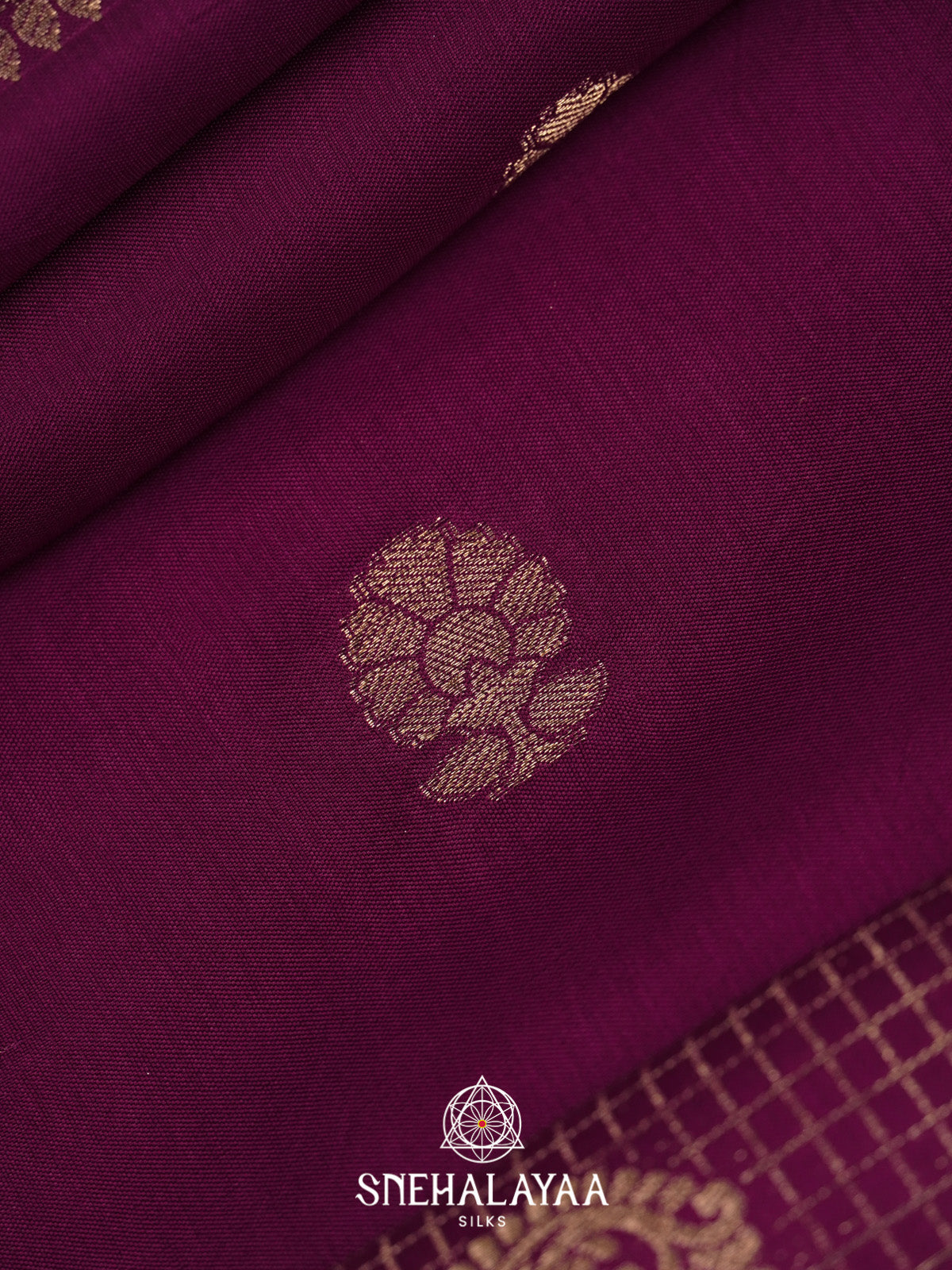 Purple Banarasi Saree