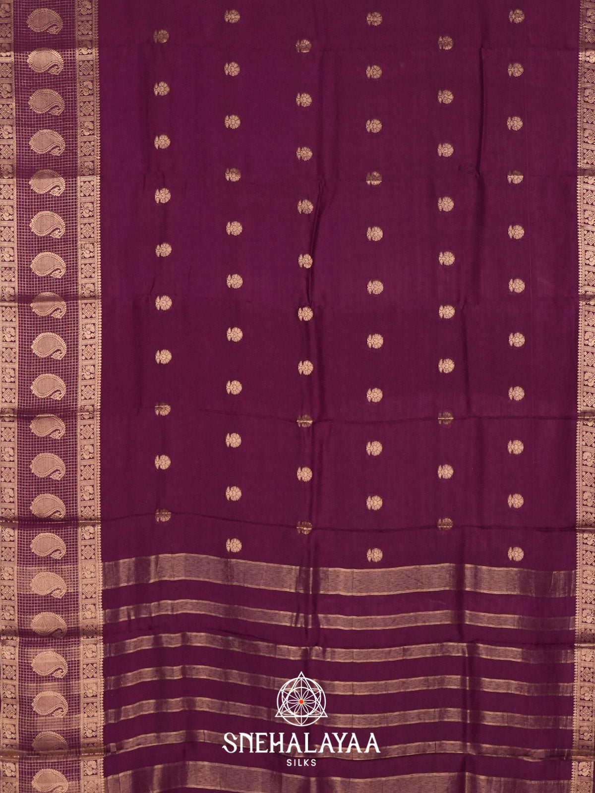 Purple Banarasi Saree