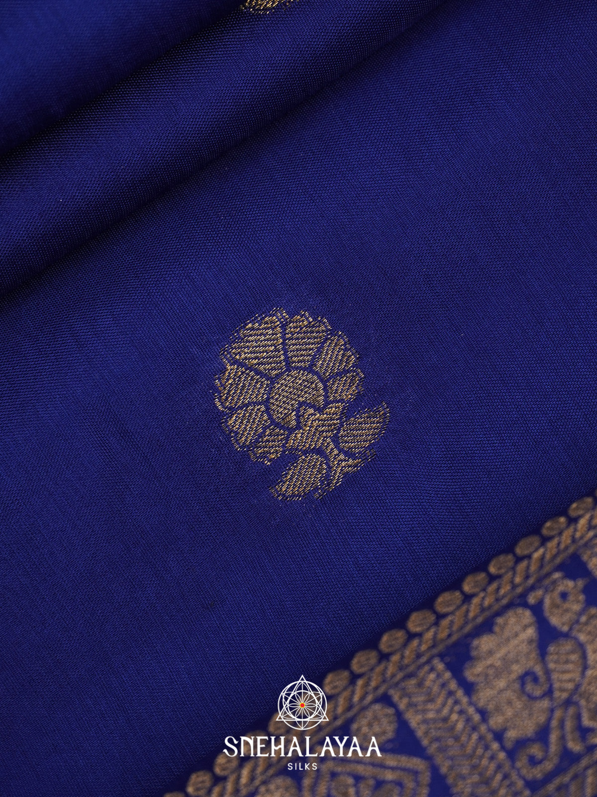 Blue Banarasi Saree