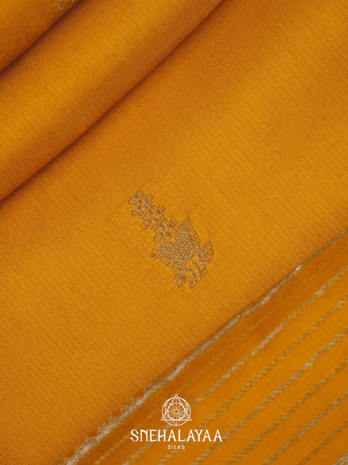 Yellow Banarasi Saree