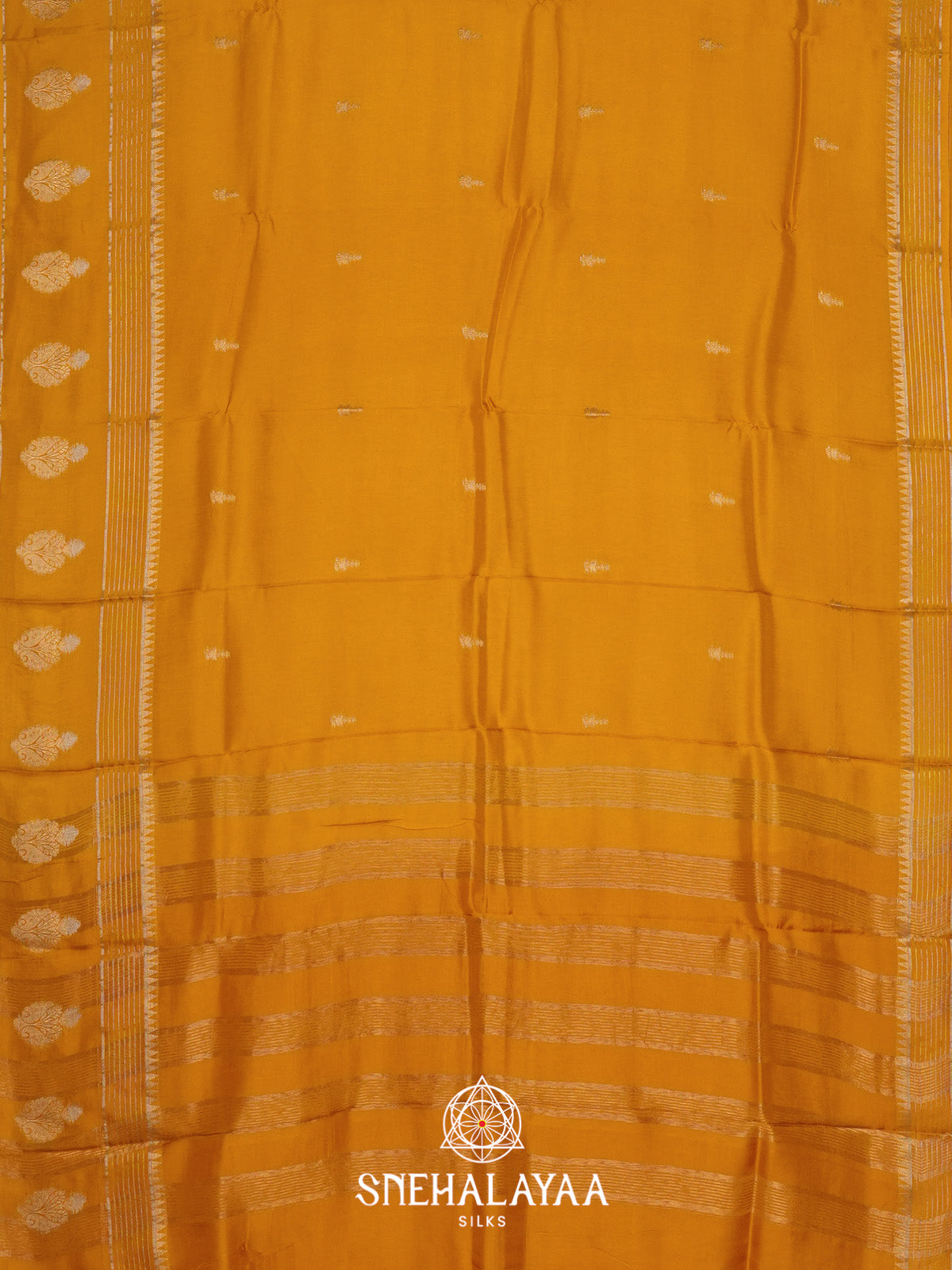 Yellow Banarasi Saree