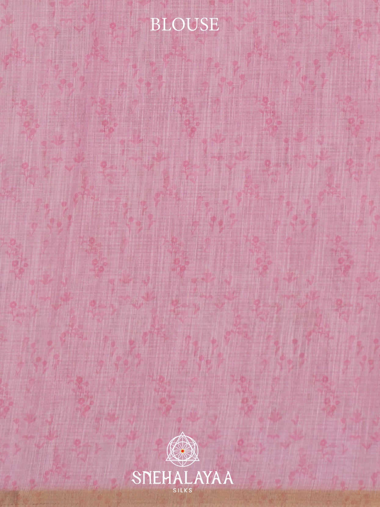 Pink Linen Saree