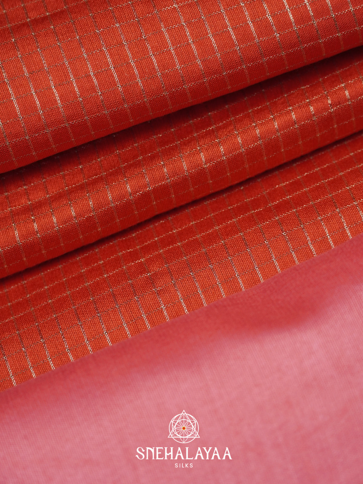 Red Chanderi Saree