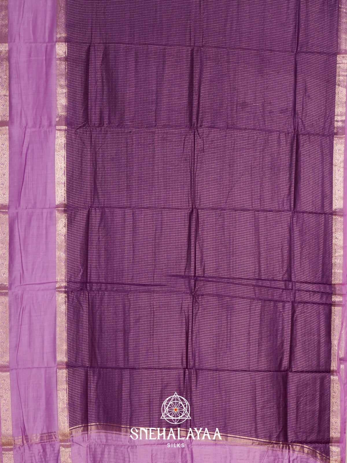 Purple Chanderi Saree