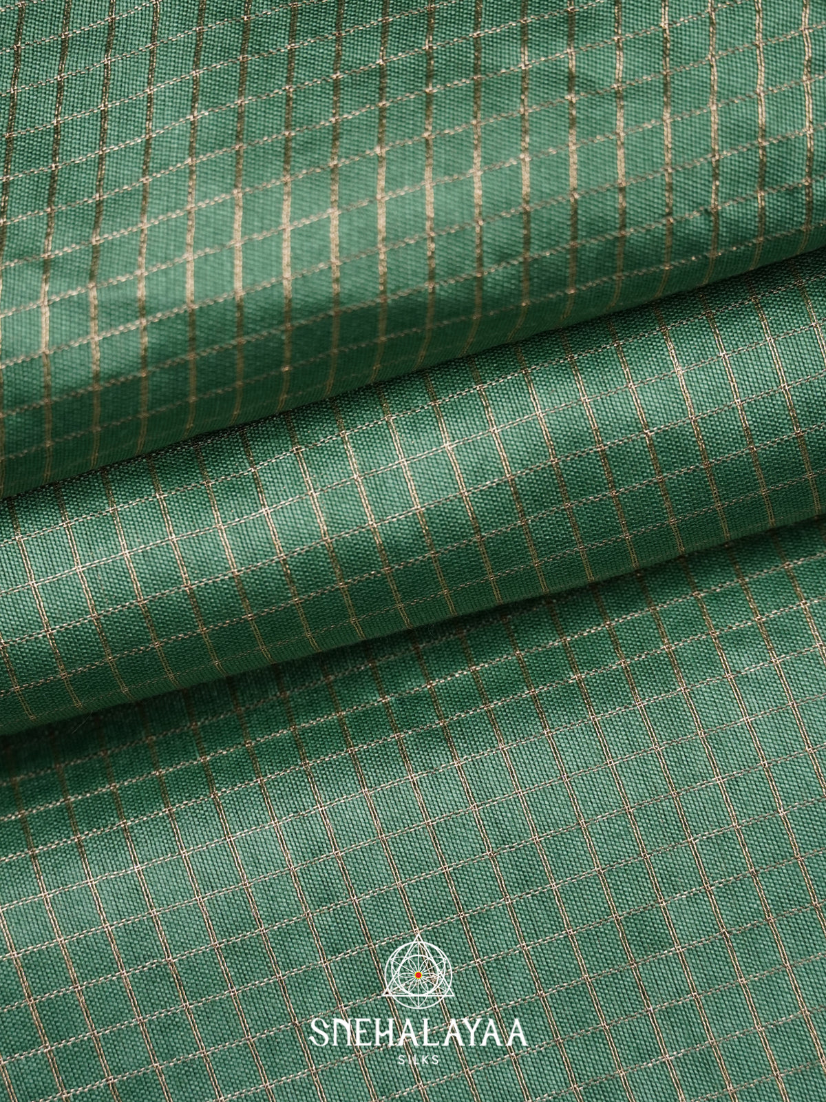 Sea Green Chanderi Saree