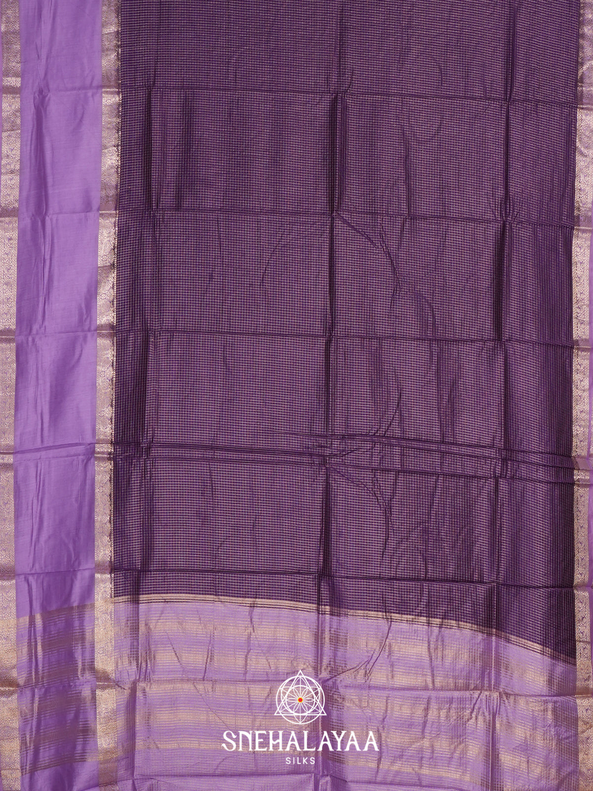 Purple Chanderi Saree