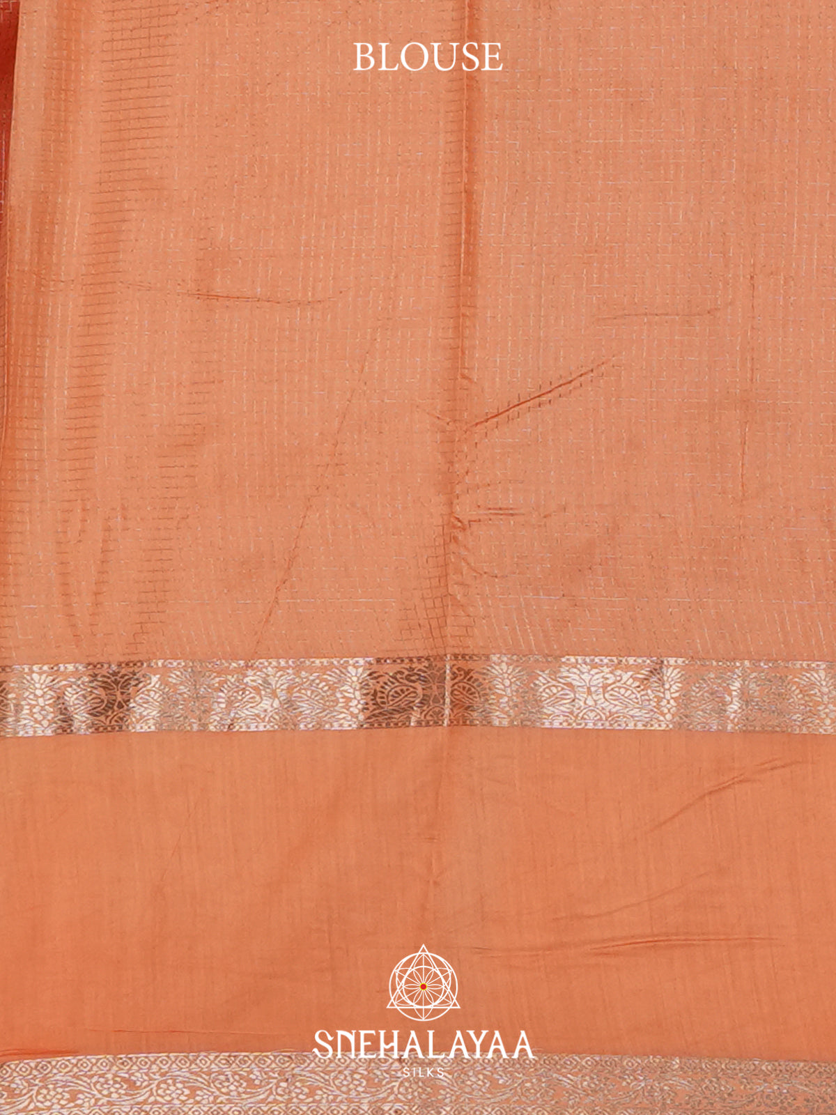 Orange Chanderi Saree