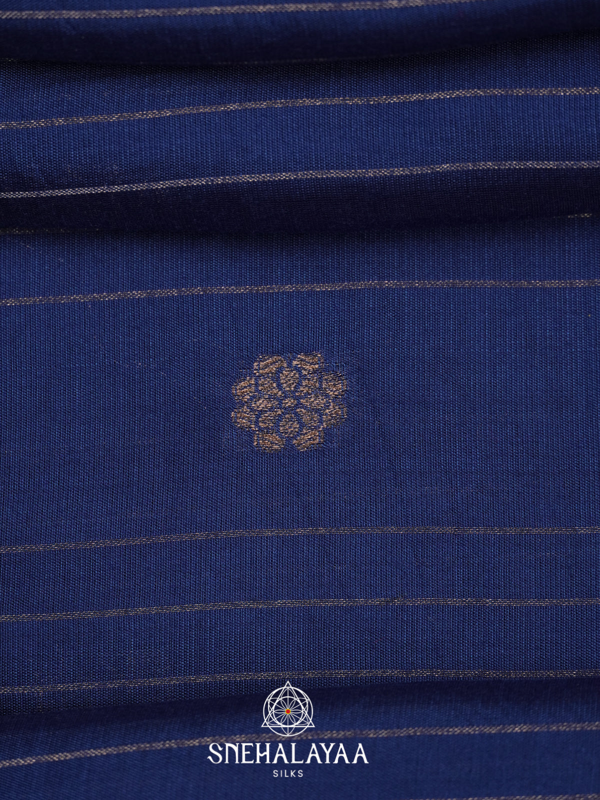 Blue Chanderi Saree