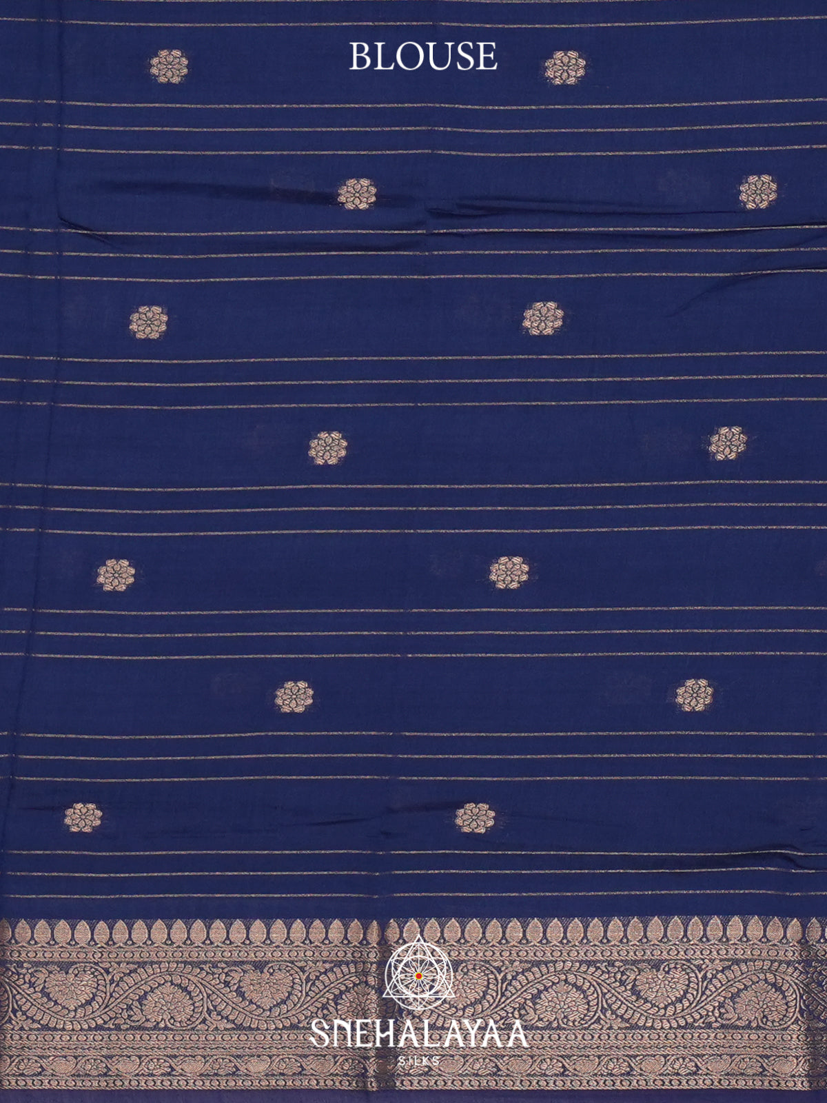 Blue Chanderi Saree