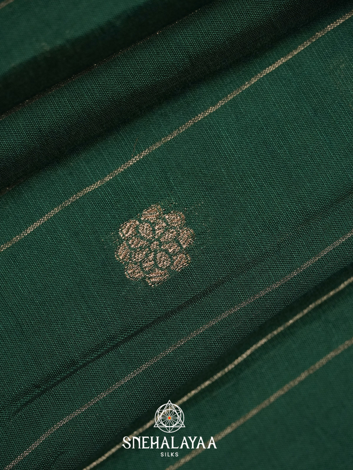 Green Chanderi Saree