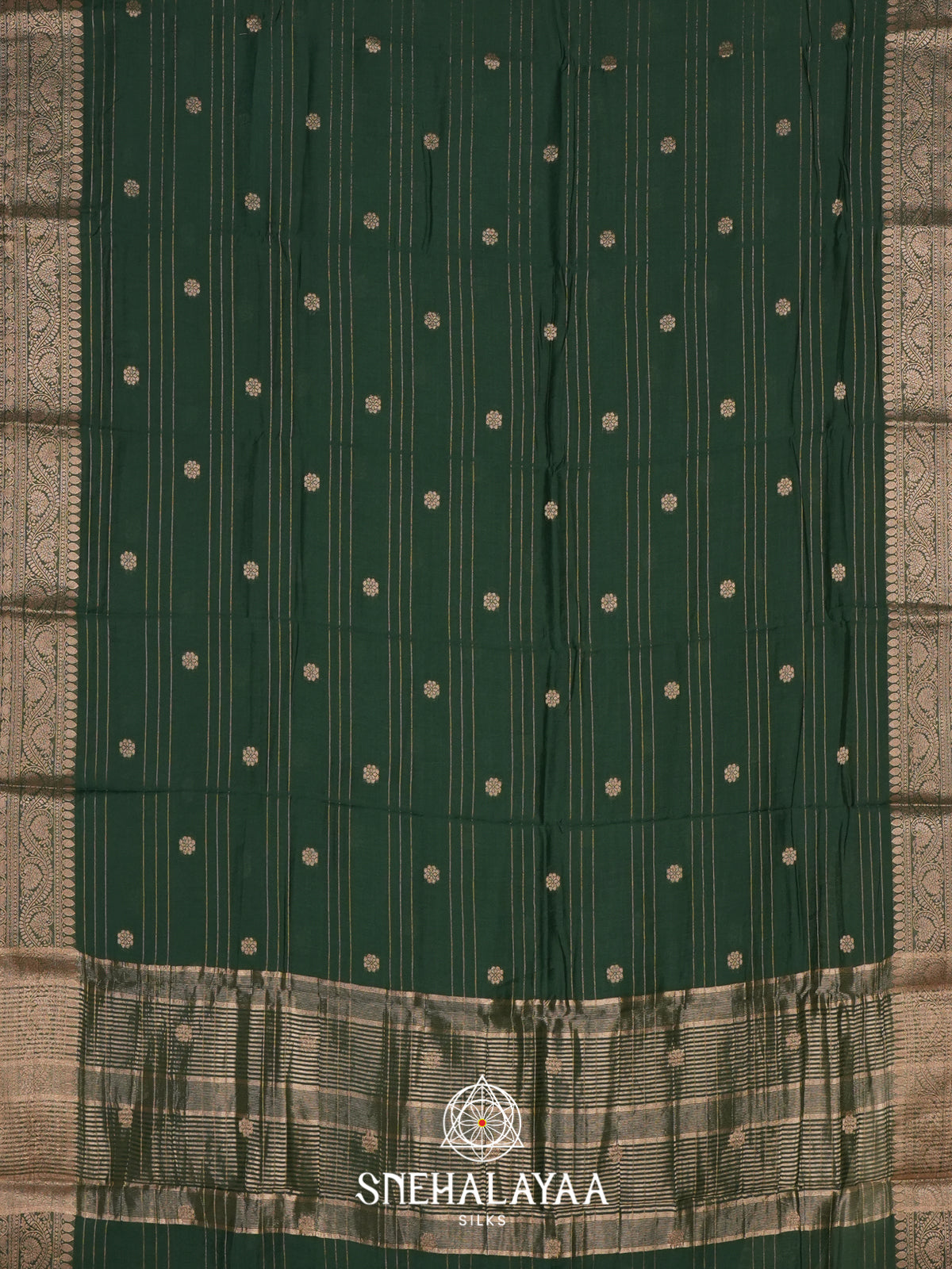 Green Chanderi Saree