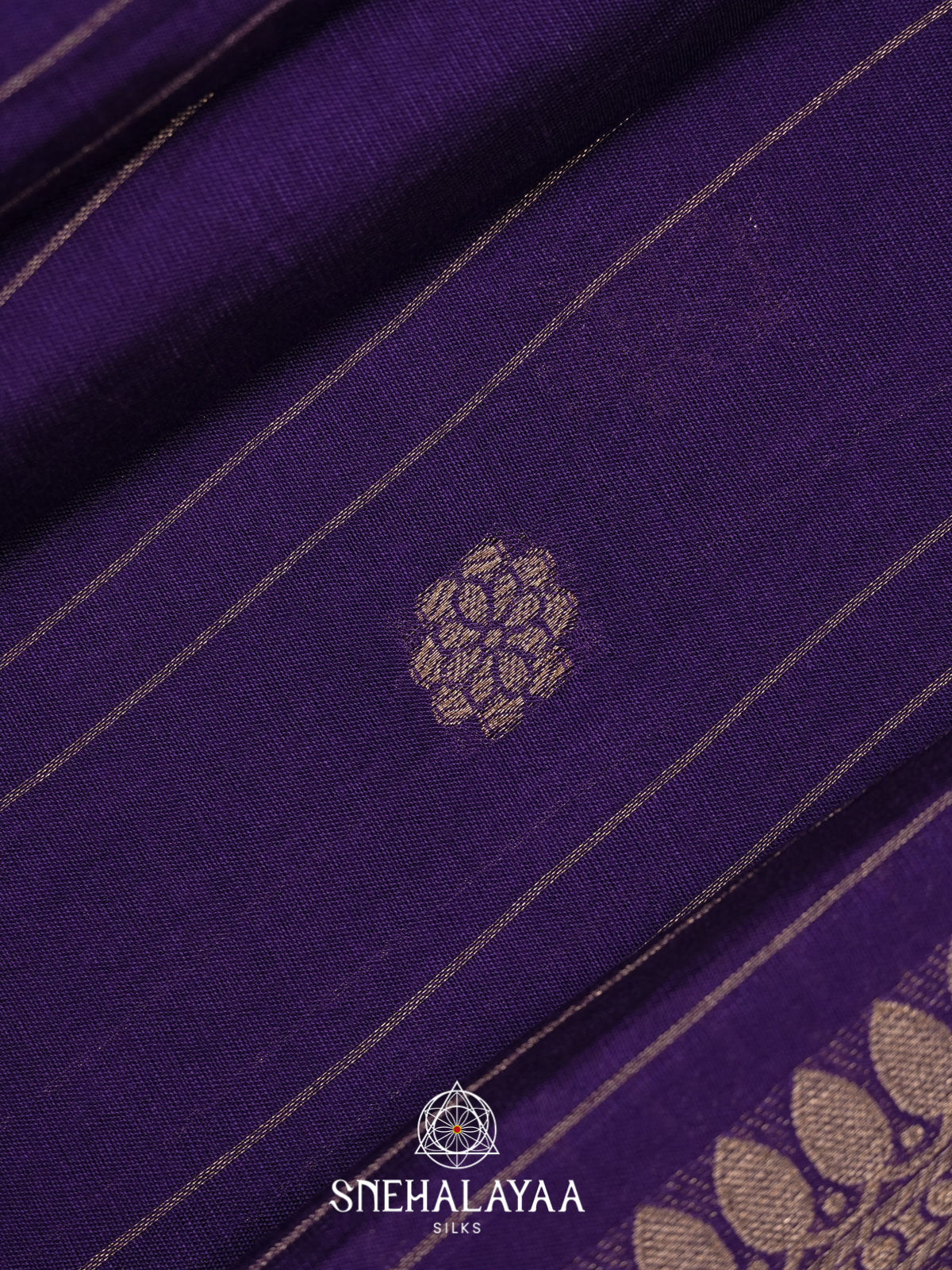 Purple Chanderi Saree