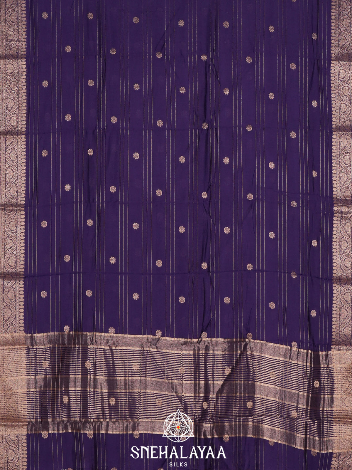 Purple Chanderi Saree