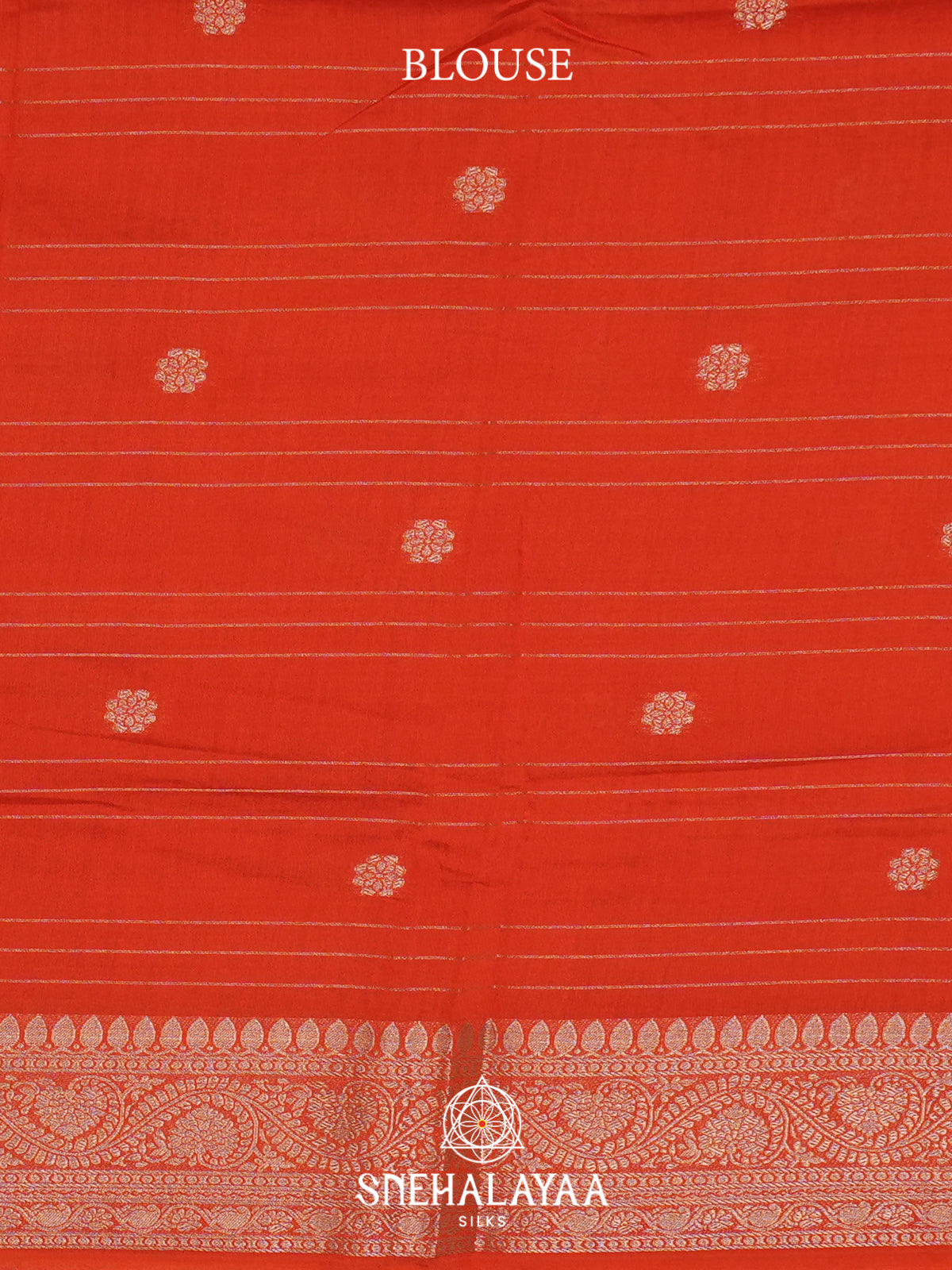 Orange Chanderi Saree