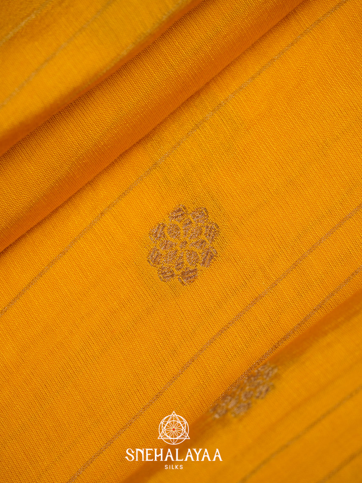 Yellow Chanderi Saree