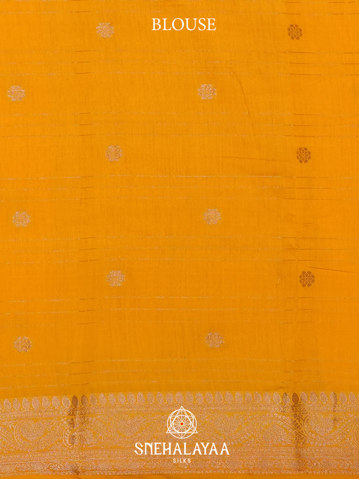 Yellow Chanderi Saree