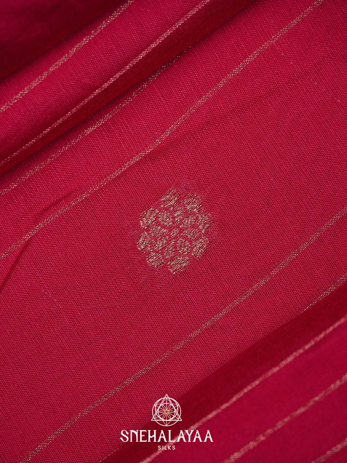 Rani Pink Chanderi Saree