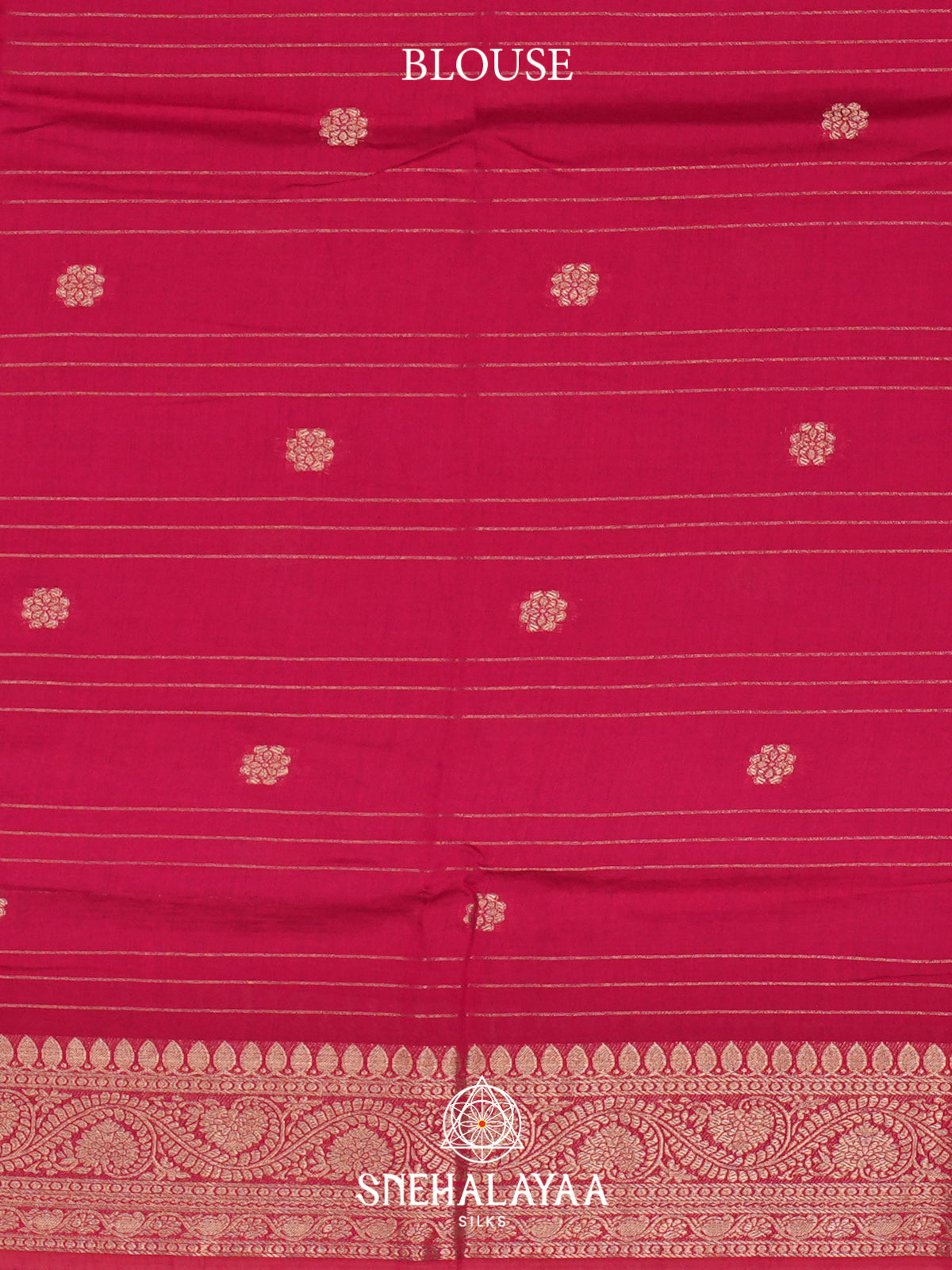 Rani Pink Chanderi Saree