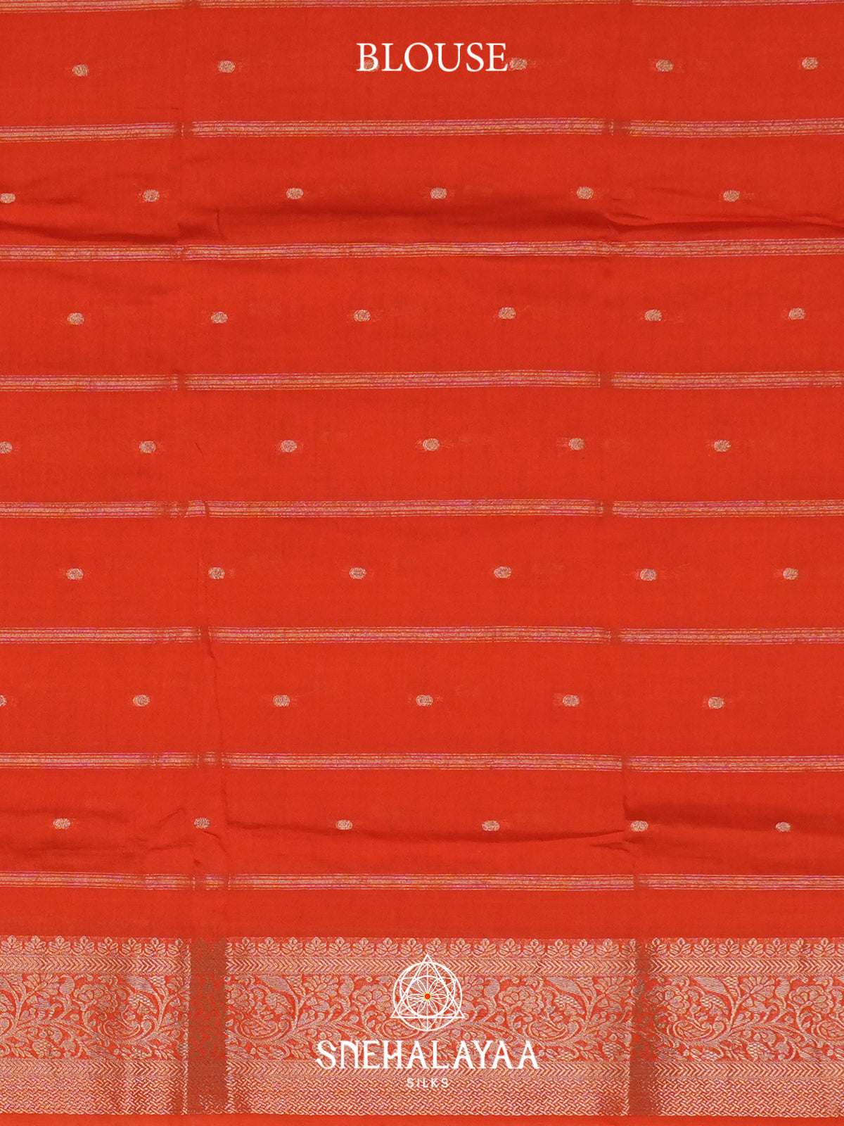 Orange Chanderi Saree